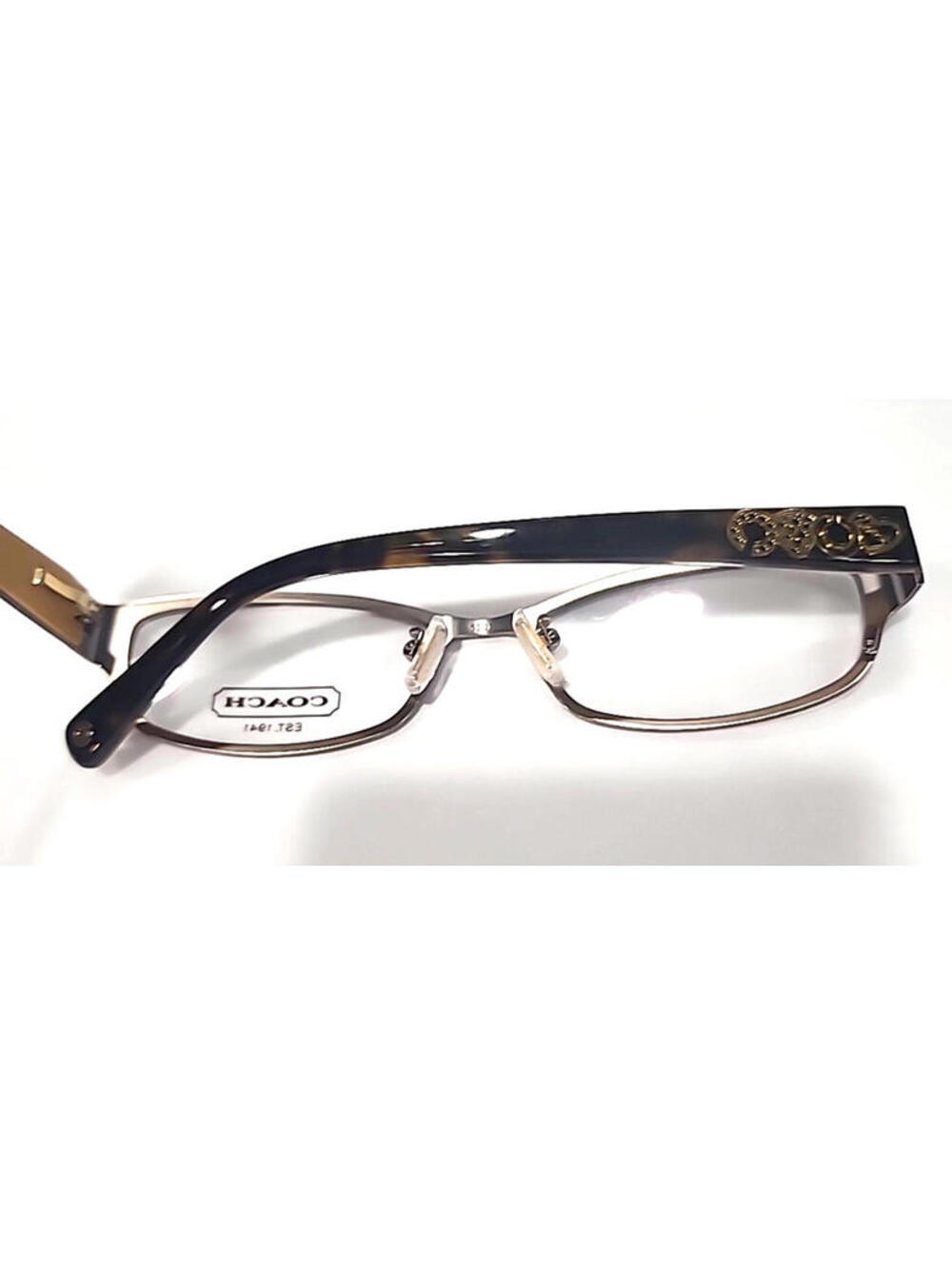 Coach HC5007 Willow 9045 Sand Brown Rectangular Eyeglasses 50-16 135 New - Picture 5 of 7